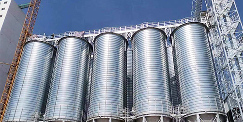 Silo for Maize, Soybean Meal