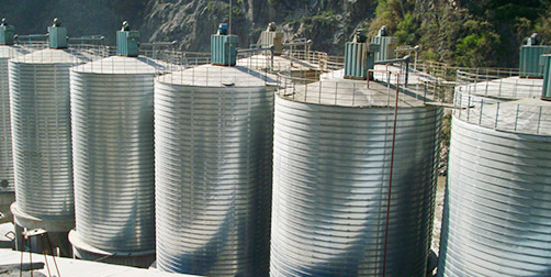 Silo for Fly Ash, Cement