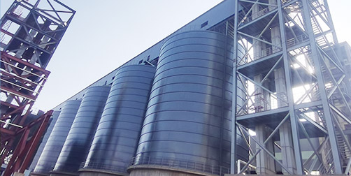 Silo for Calcined Coke