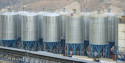 Silo for Fly Ash, Cement